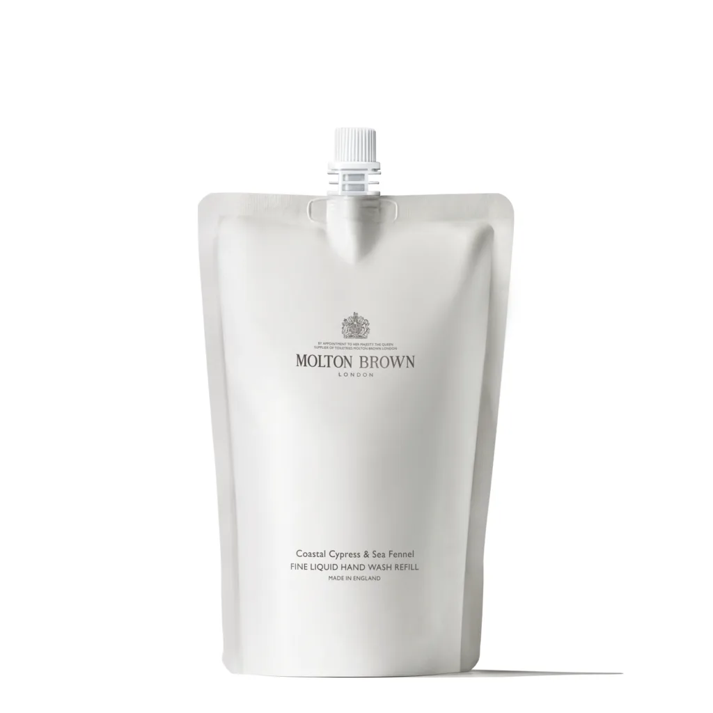 Molton Brown Coastal Cypress & Sea Fennel Fine Liquid Hand Wash Refill Pouch 400 ml