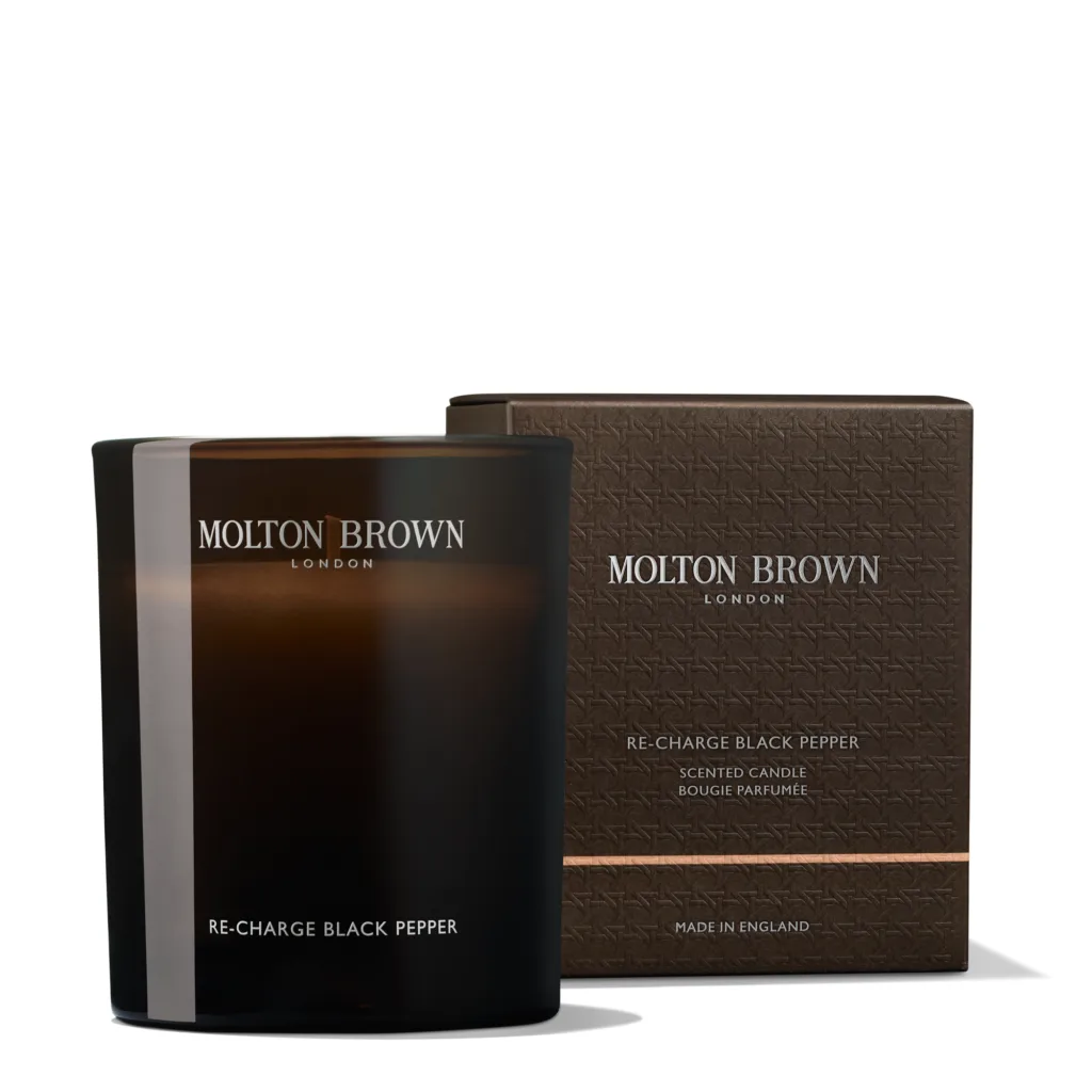 Molton Brown Re-Charge Black Pepper Signature Scented Candle (single wick)