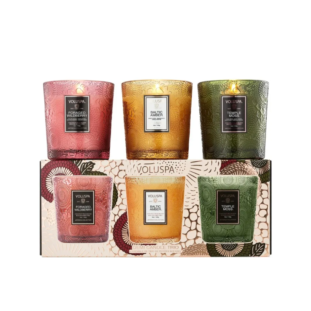 Voluspa Gavesett Demi Candle (3 x duftlys)