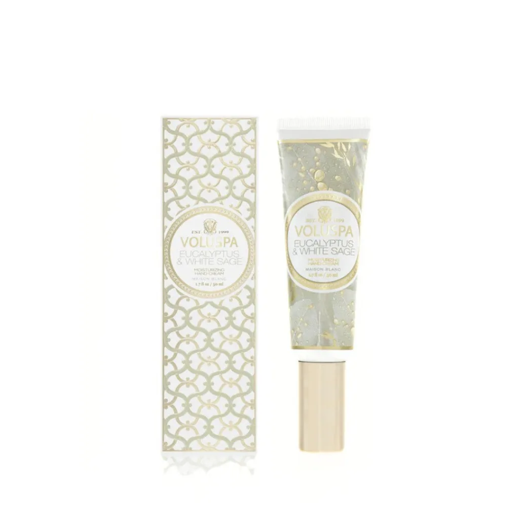 Voluspa Eucalyptus & White Sage Hand Cream (håndkrem), 50 ml