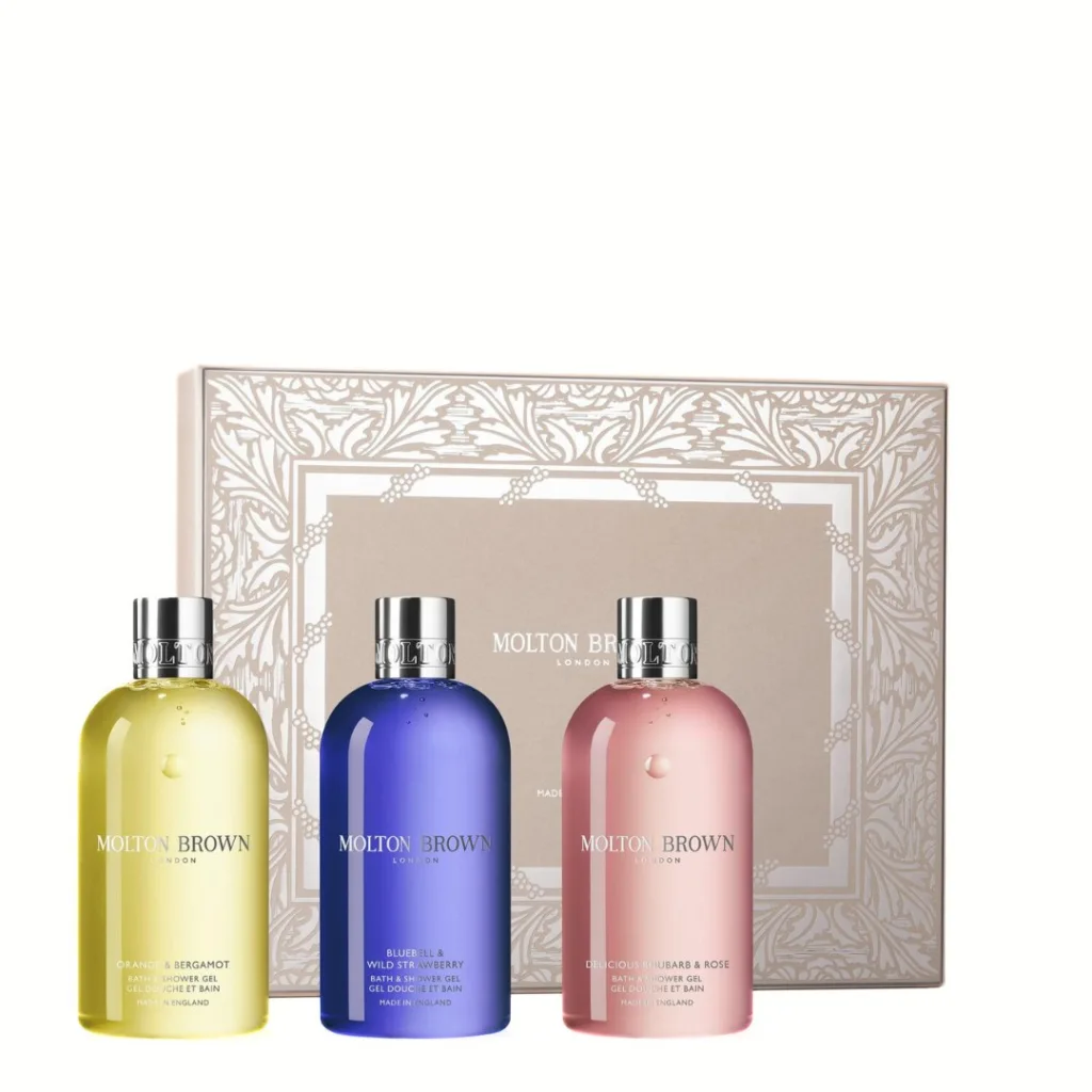 Molton Brown Floral & Fruity Body Care Collection (3x300ml bad- og dusjgele)