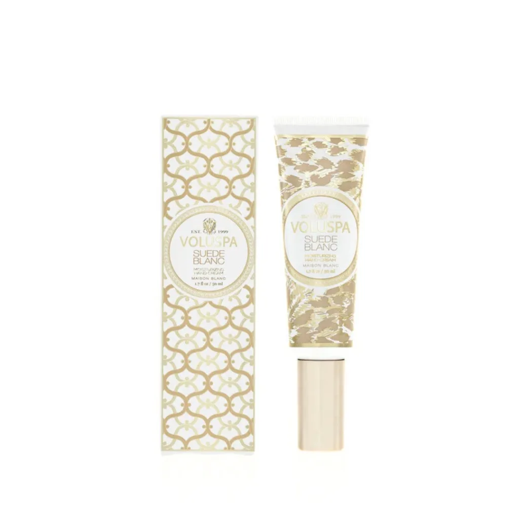 Voluspa Suede Blanc Hand Cream (håndkrem), 50 ml