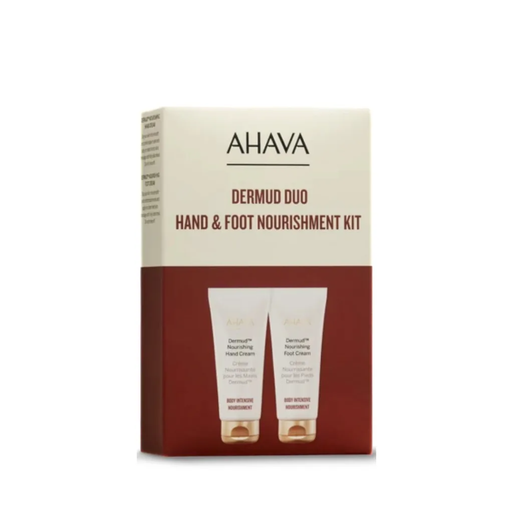 AHAVA Duo Dermud Nourishing Hand Cream & Dermud Foot Cream (håndkrem+fotkrem)